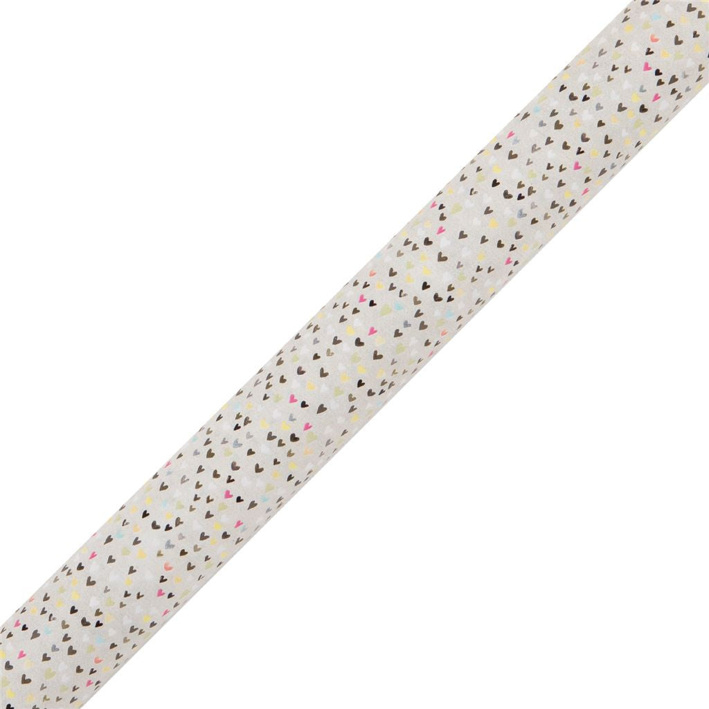 Roll Wrap: 4m Hearts Wedding - Cream - Paper Salad
