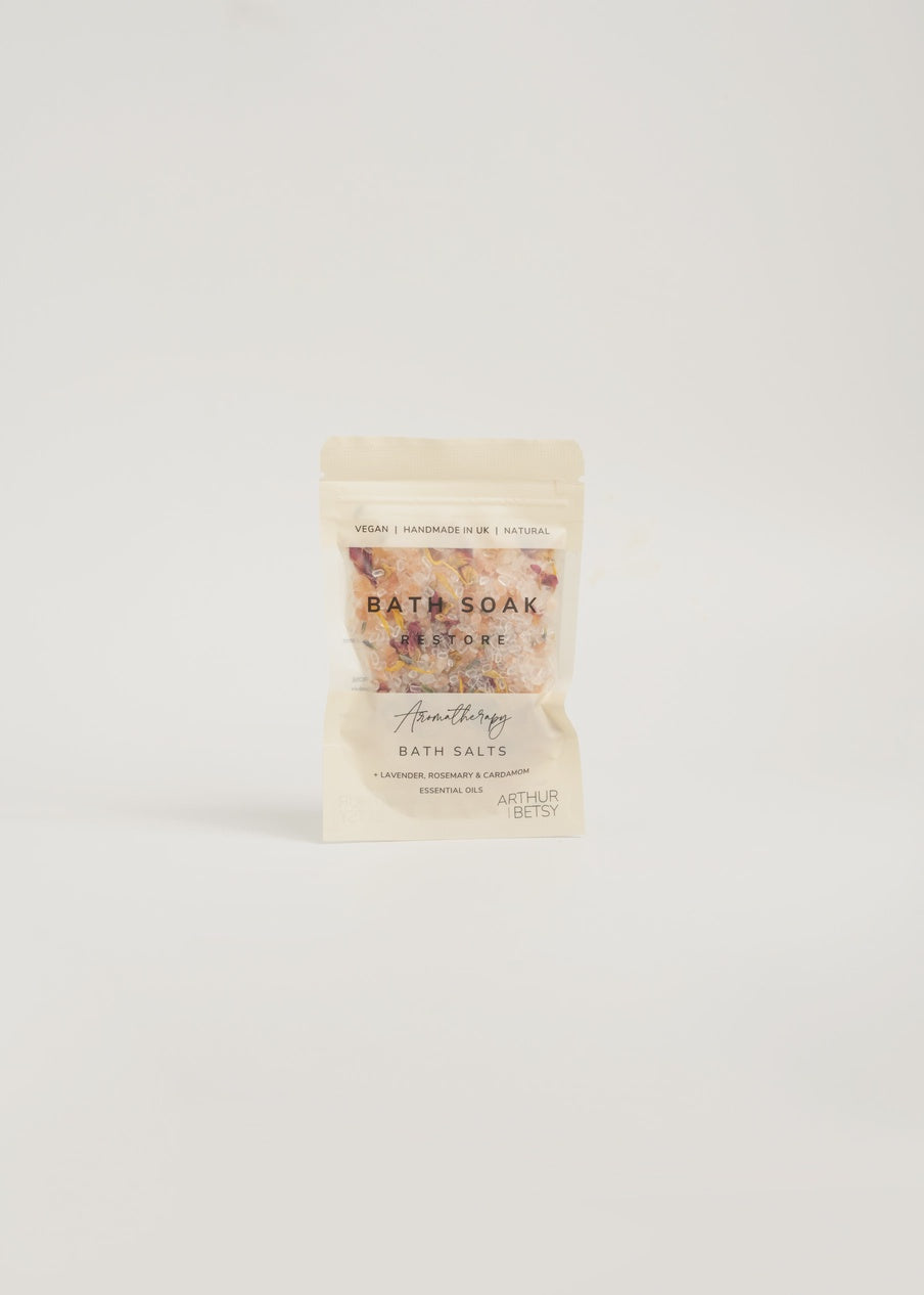 Bath Salts Pouch Aromatherapy Restore - Arthur Betsy