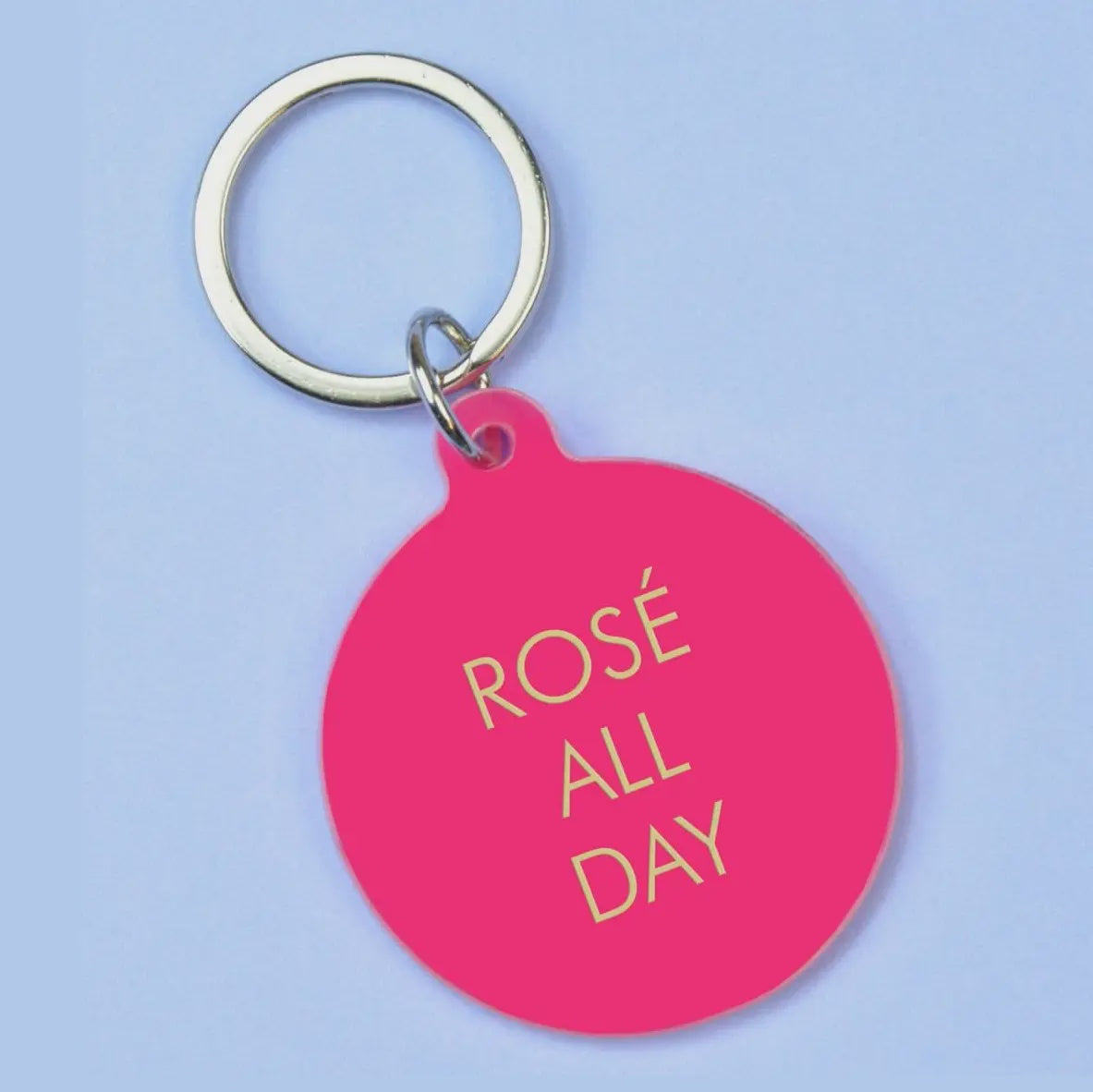 Key Ring: Rose All Day - Pink  - Flamingo Candles