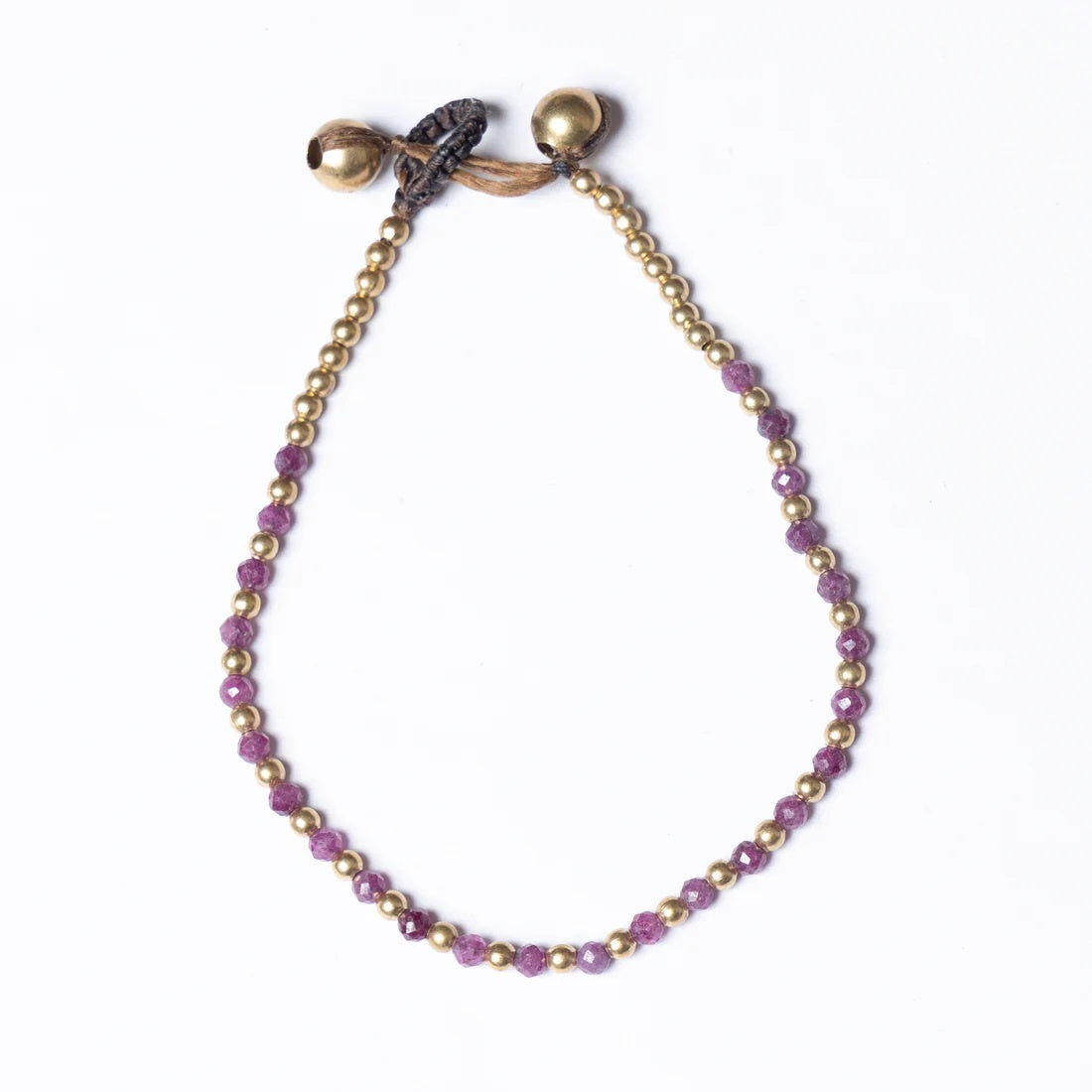 Crystal Bracelet JULY BIRTHSTONE- Pink RUBY