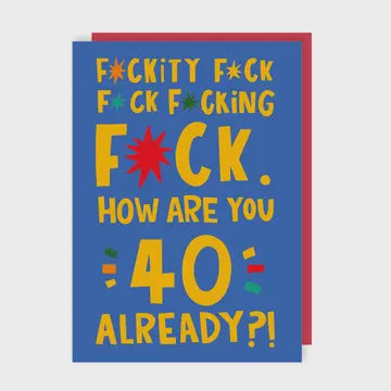 Age Birthday Card: Funny Fuckity Fuck  - Various - Lucy Maggie
