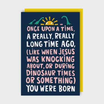 Birthday Card: Once Upon A Time Jesus - Lucy Maggie