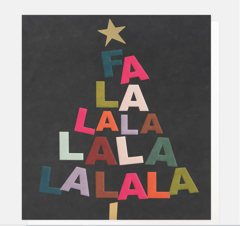 Christmas Card: Fa La La La La Tree - Caroline Gardner