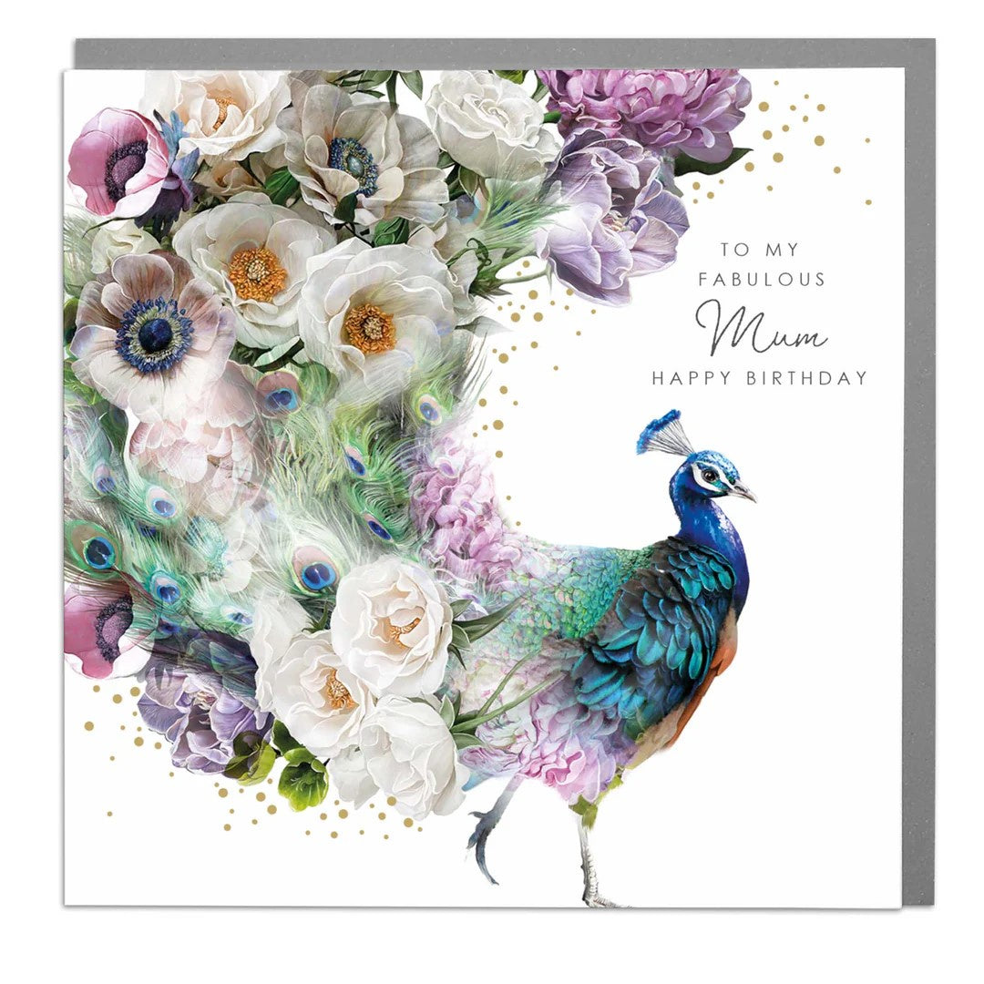 Mum Card: Peacock - Lola Design