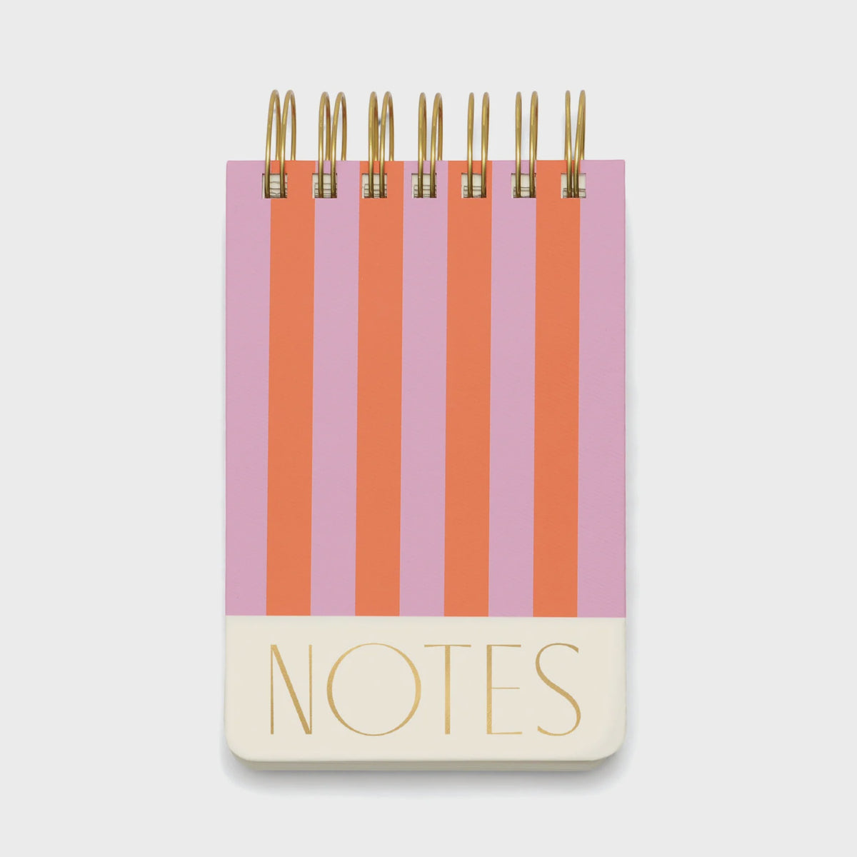 Notepad: Stripes Twin Wire - Pink - Design Works Ink