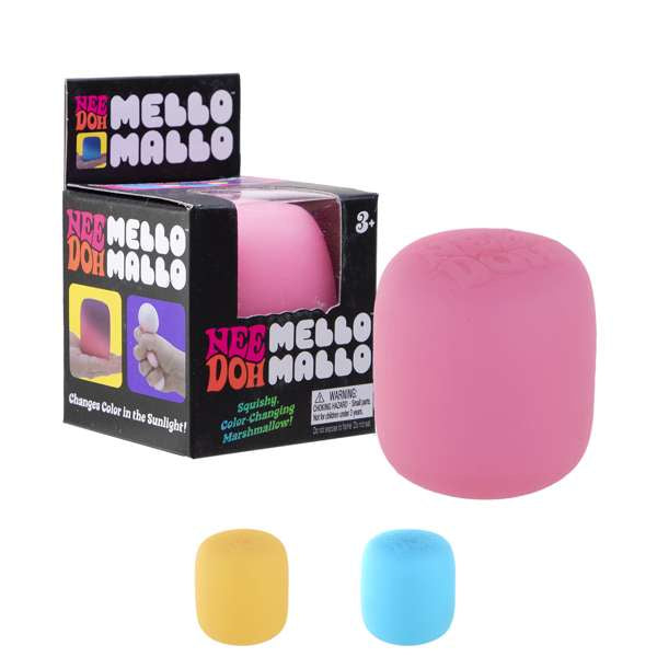 Stress Ball: Mello Mallo Fidget Toy - Assorted Colours - Needoh