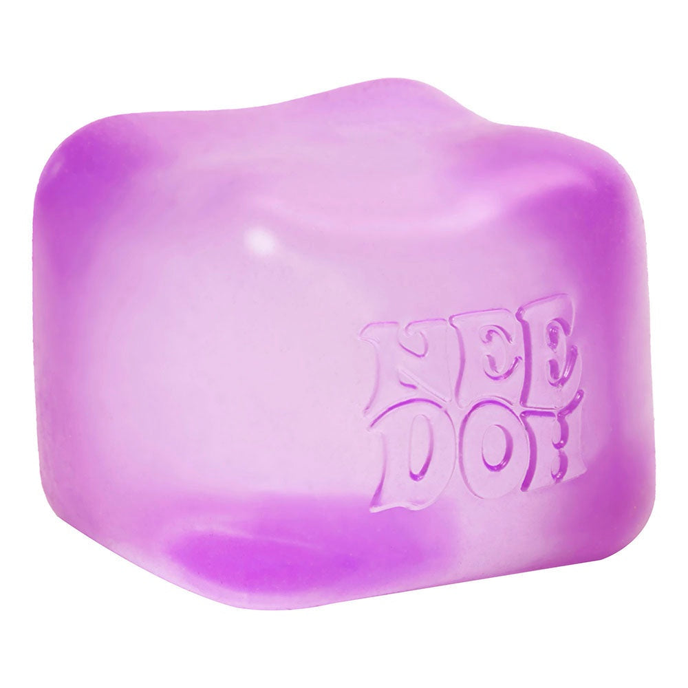 Stress Ball:  Nice Cube  Fidget Toy Individual - Purple - Needoh