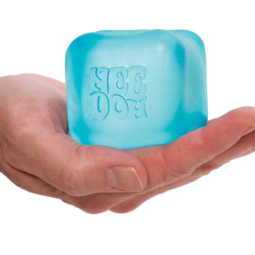 Stress Ball:  Nice Cube  Fidget Toy Individual - Blue - Needoh