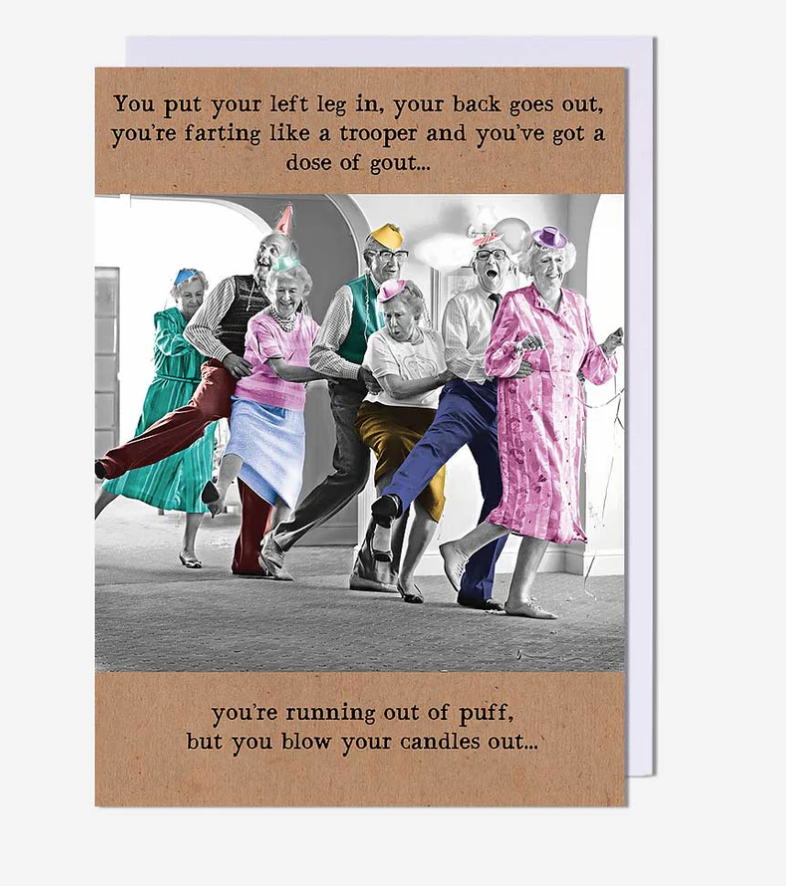 Birthday Card: Hokey Cokey   Riff Raff - Pigment