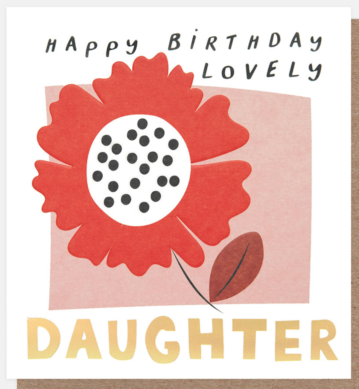 Daughter Card: Lovely Daughter Poppy - Caroline Gardner