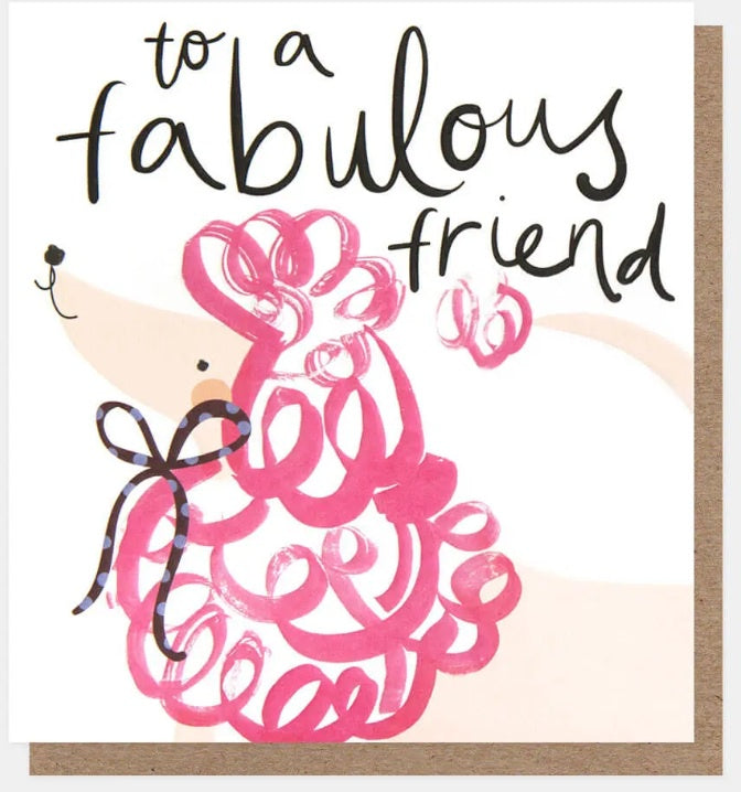 Birthday Card: Doodle Poodle  - Caroline Gardner