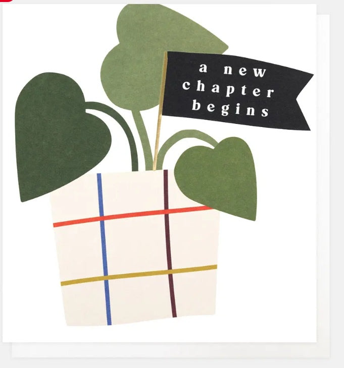 New Home Card: A New Chapter Begins House Plant - Caroline Gardner