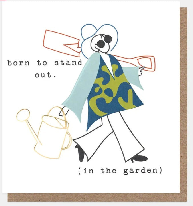 Birthday Card: Born To Stand Out - Caroline Gardner
