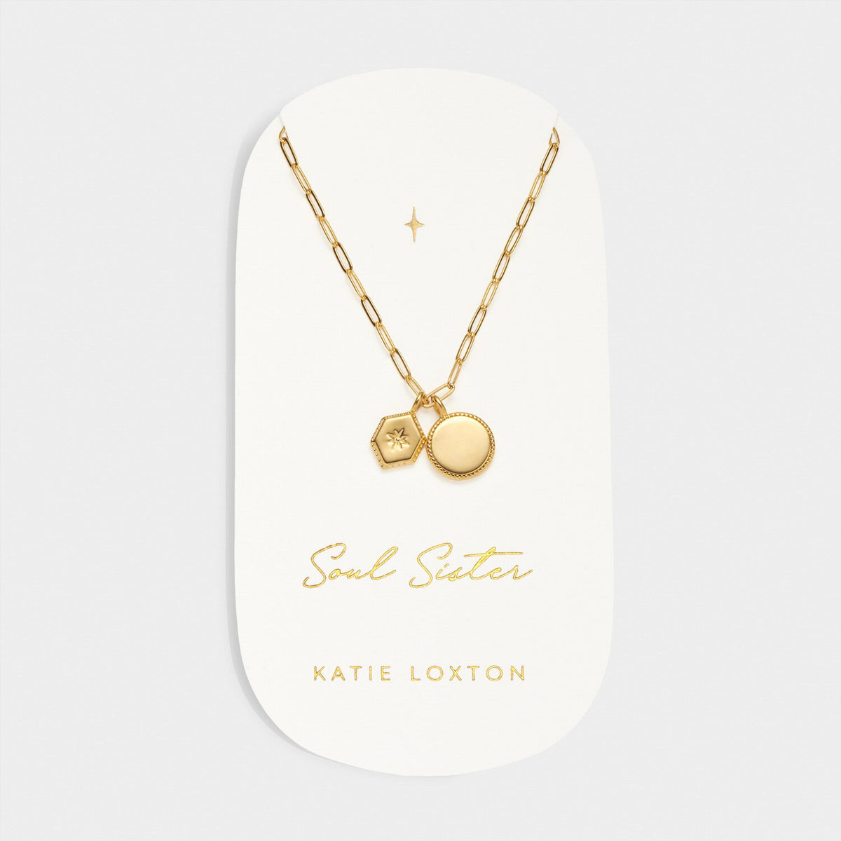 Necklace: Waterproof Soul Sister - Gold Coated - Katie Loxton