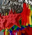 Keyring: Lego Style Star - Various Colours - Made Happy