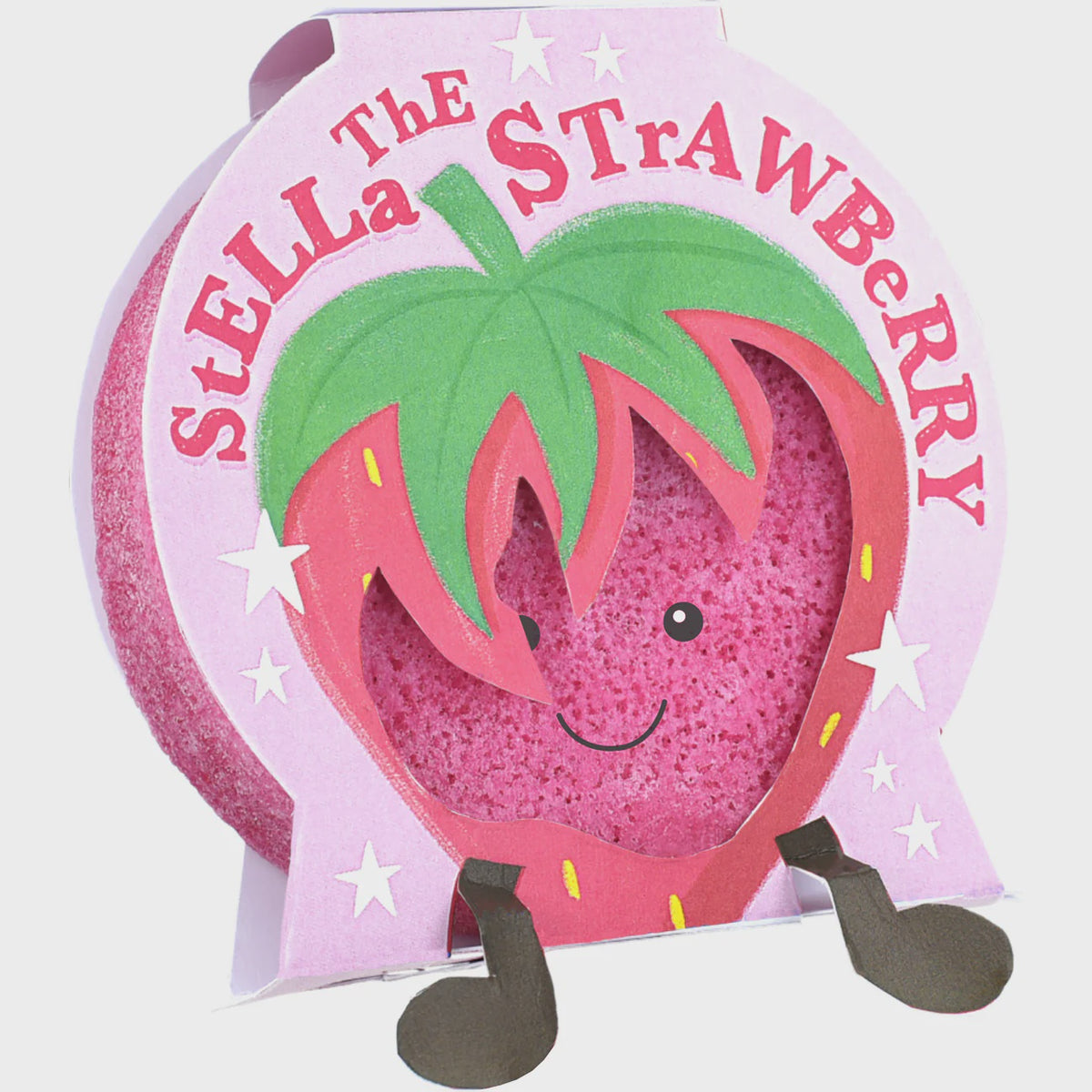 Body Buffer: Stella The Strawberry - PINK - Bomb Cosmetics
