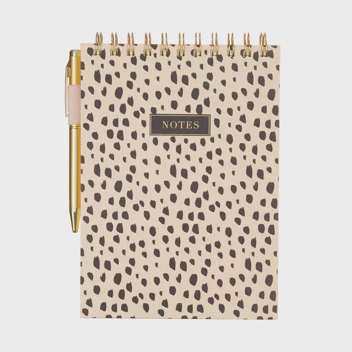 Notepad: Animal Print Pad with Pen -Éccolo