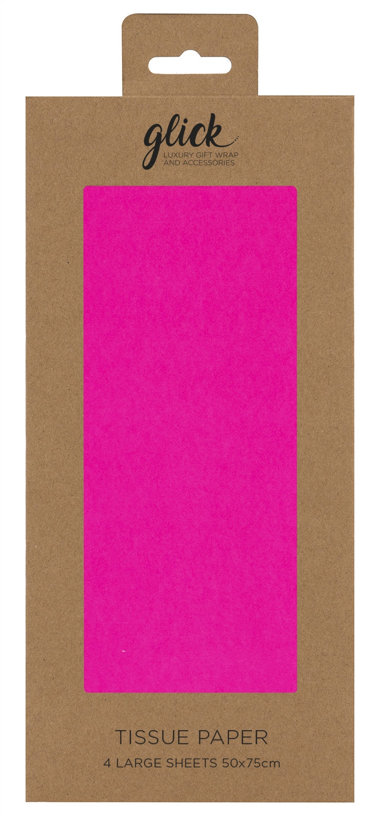 Tissue Paper: 4 Sheets Neon - Pink - Glick
