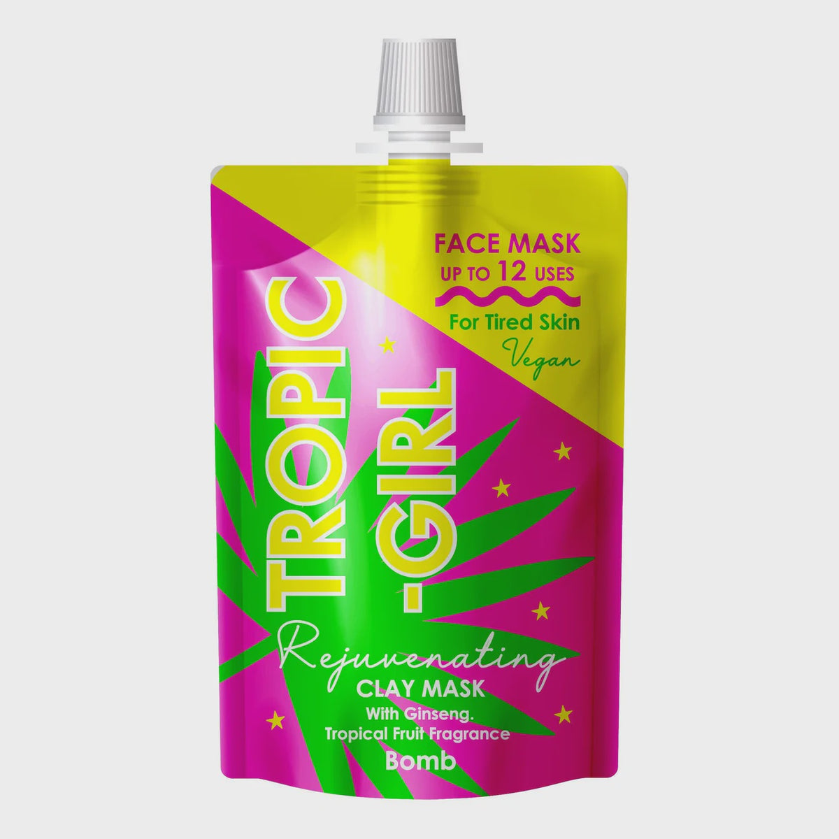 Face Mask: Tropic Girl Rejuvenating - MULTICOLOUR - GIFT - Bomb Cosmetics