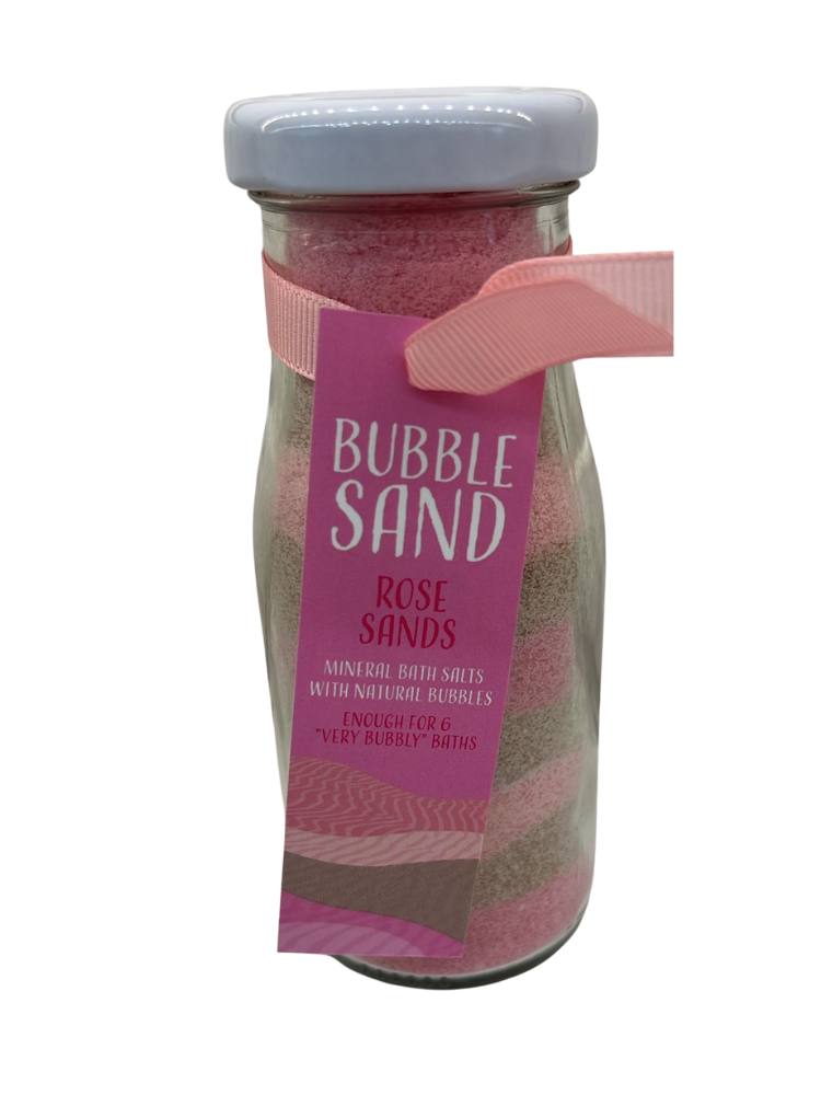 Bubble Sand: Glass Jar Sands - Mineral Bath Salts - Wild Olive