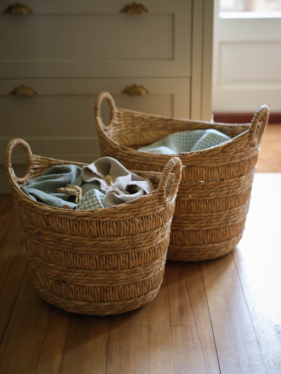 Basket: Bulrush Boat Shaped  - Various - Garden Trading