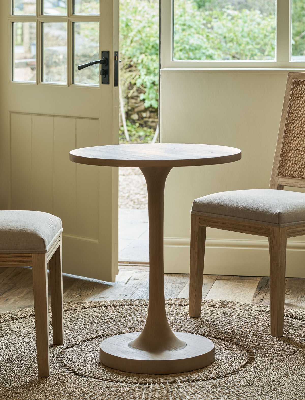 Bistro Table: Handmade Bayur Wood - Natural - Garden Trading
