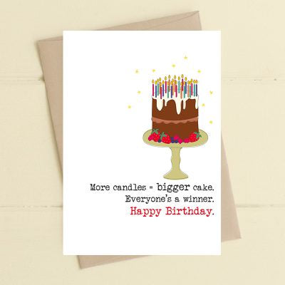 Birthday Card: Cake  - Dandelion Stationery