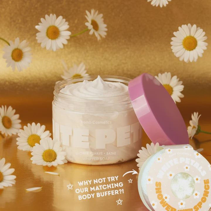 Whipped Soap: White Petals - Bomb Cosmetics