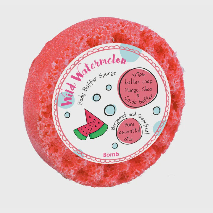 Body Buffer: Wild Watermelon - PINK - Bomb Cosmetics