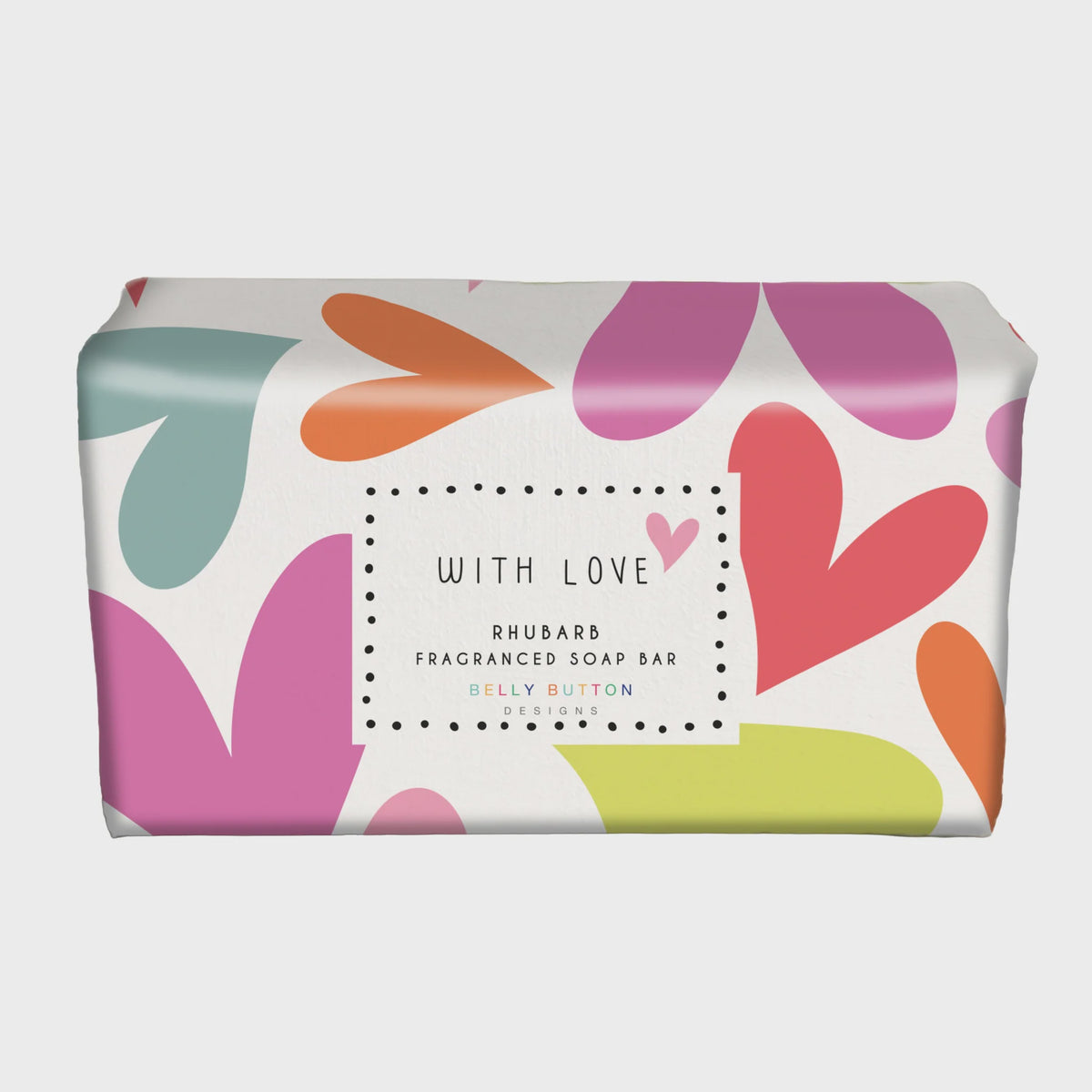 Soap Bar: Fragranced With Love - Rhubarb - Belly Button designs