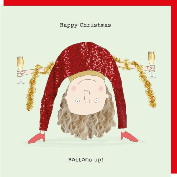 Christmas Card: Bottoms Up! Rosie Made a Thing