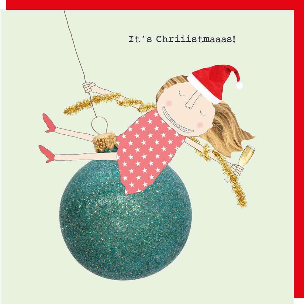 Christmas Card: It's Chriiistmaaas! Rosie Made a Thing
