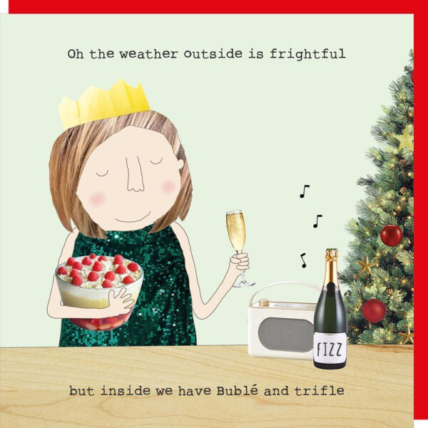 Christmas Card: Buble and Trifle - Rosie Made a Thing