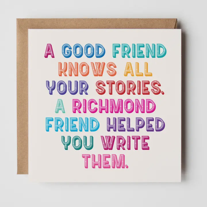 Friend Card: Stories A Wokingham Friend Helped You Write Them - Timmy Loves