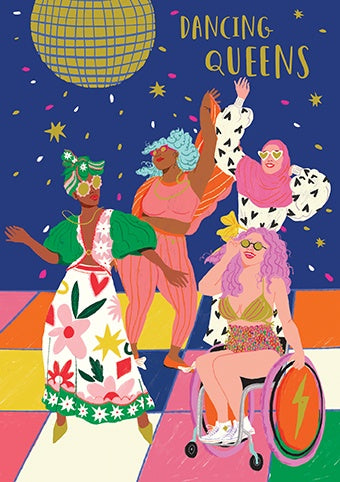 Card: Dancing Queens - Paper Rose