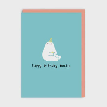 Birthday Card:  HBD Bestie Makingshit - Ohh Deer