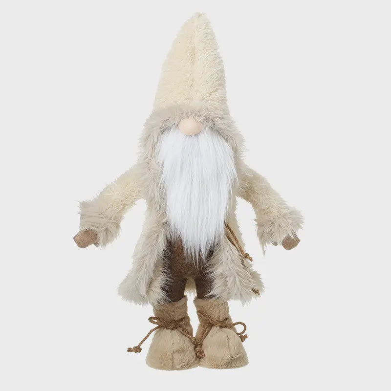 Christmas Character: Gonk Standing With Coat Boots & Hat  - Brown - Heaven Sends