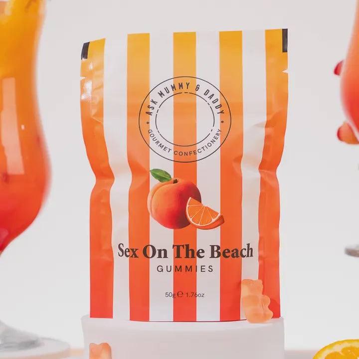 Sweet Pouch: Sex On The Beach  Gummies - Orange - Ask Mummy & Daddy