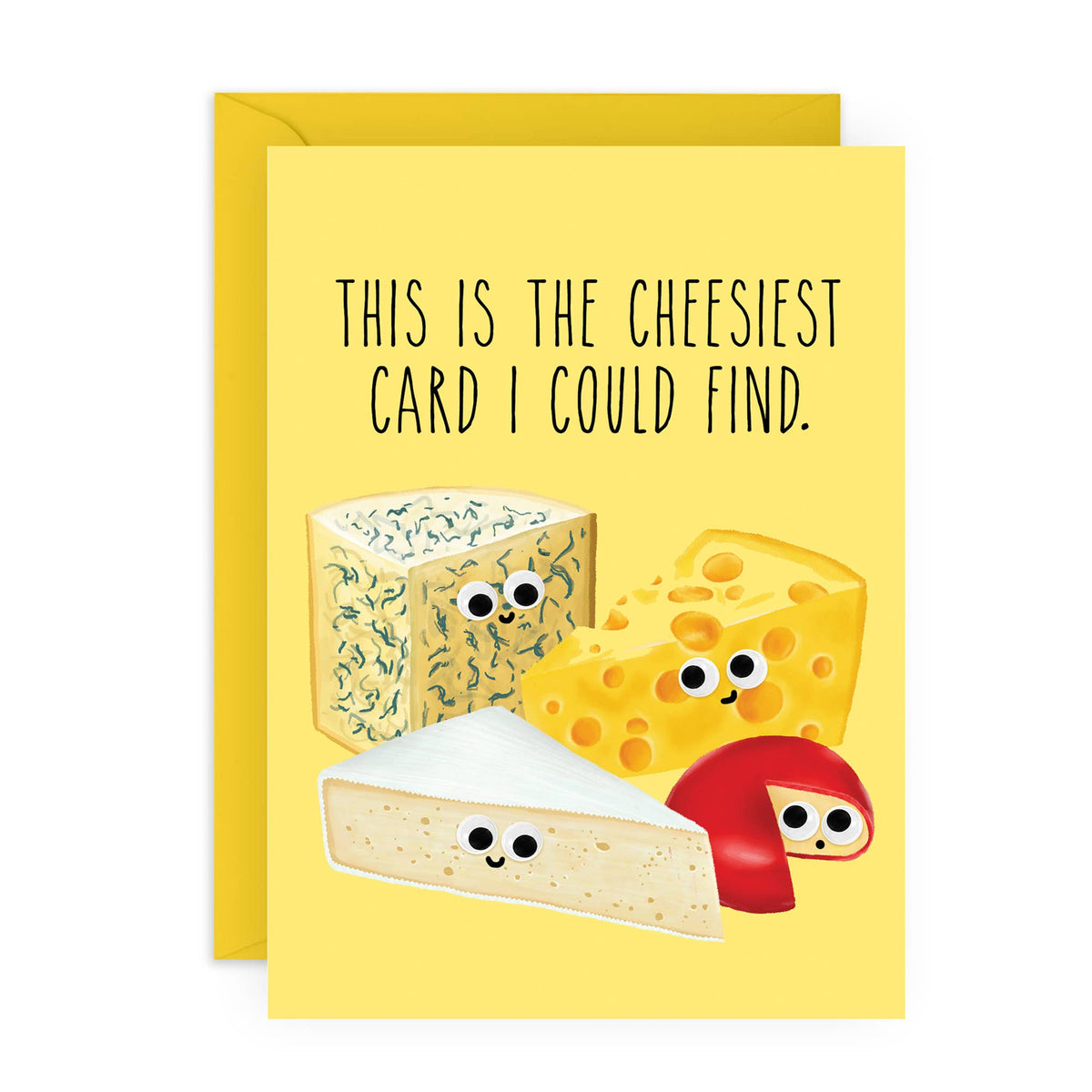 Birthday Card: THIS THE CHEESIEST CARD I COULD FIND Cute -  Central 23 Cards