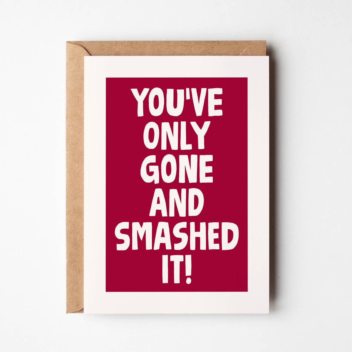 Congratulations Card: Smashed It - Timmy Loves