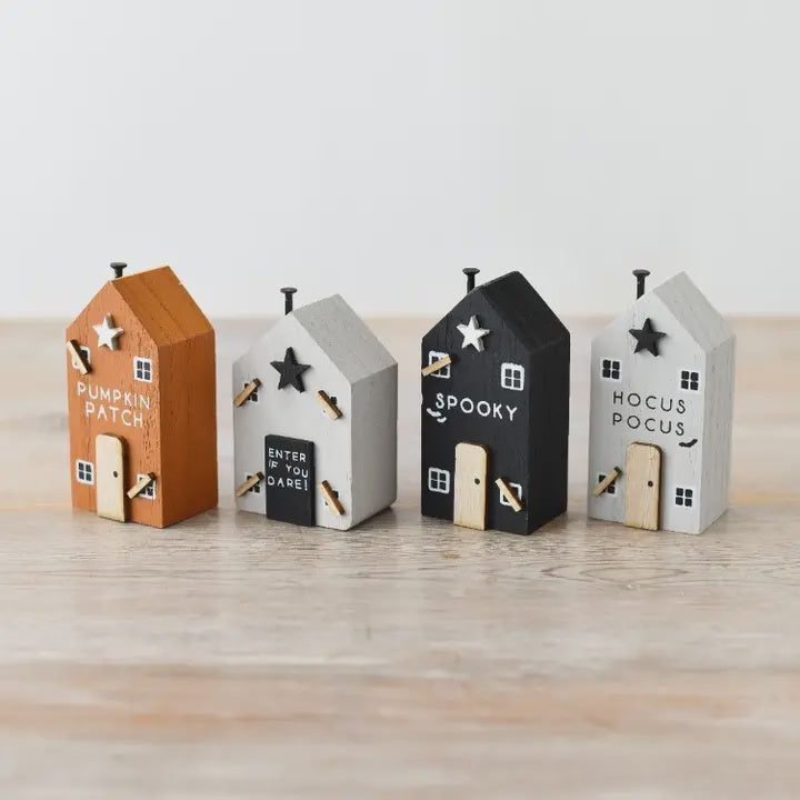 Ornament: Wood House Spooky  - Gainsborough Giftware