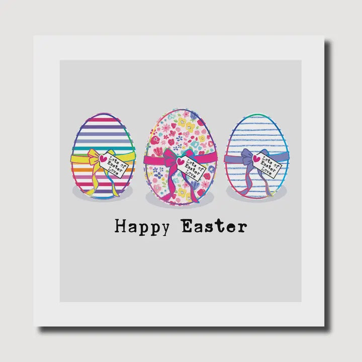 Easter Card: Happy Easter Eggs - Multi - Marina B