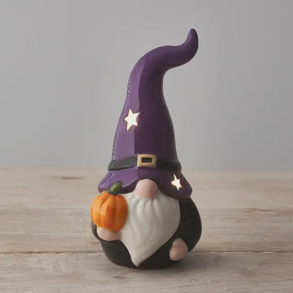Autumn Ornament: Ceramic Light Up Halloween Gonk  - Gainsbourough Giftware