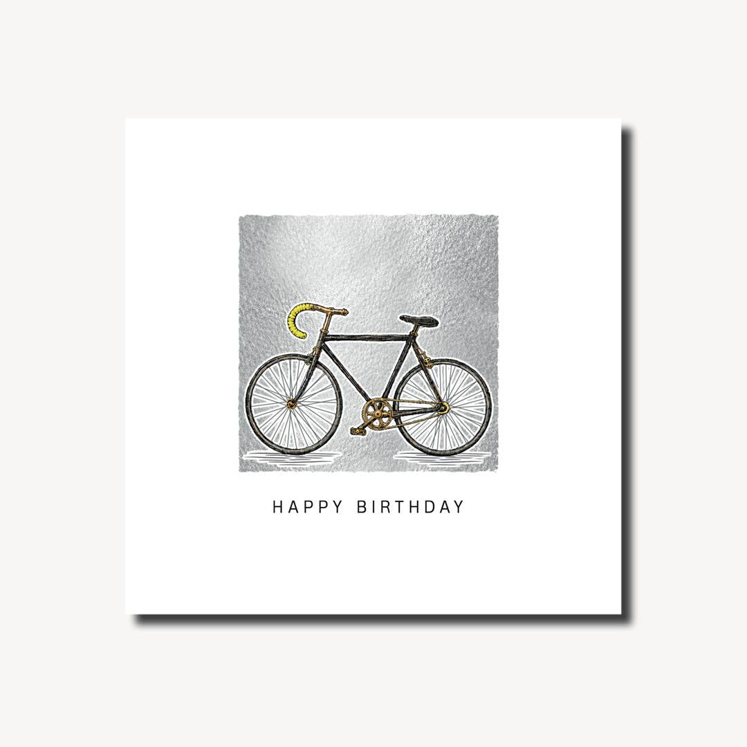 Male Card: Bike Happy Birthday - Marina B