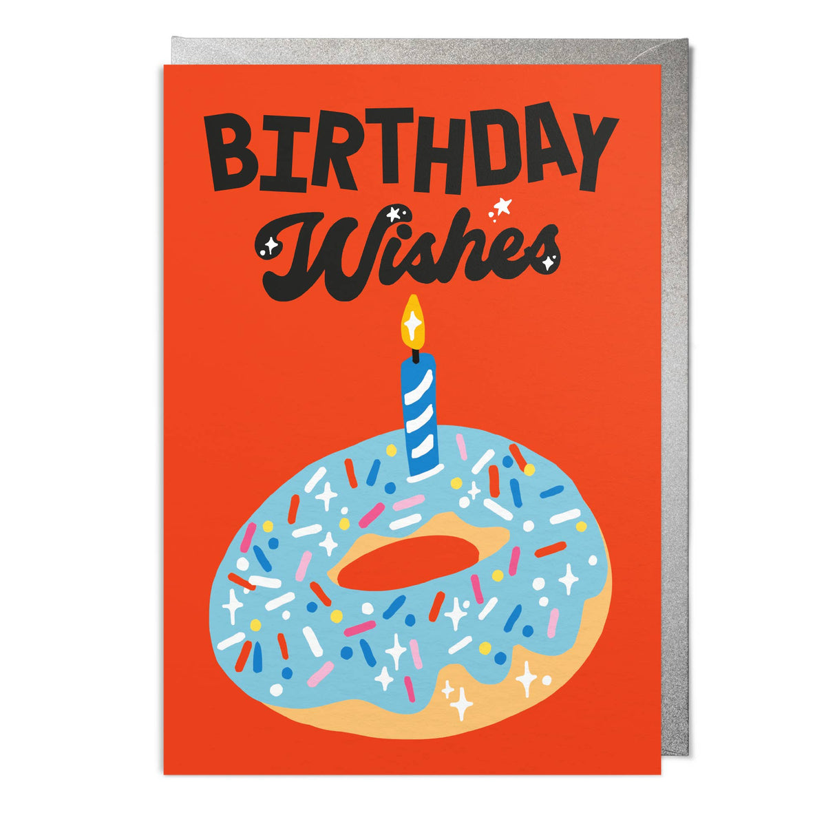 Birthday Card: Birthday Wishes Donut - Sanders De Roeper