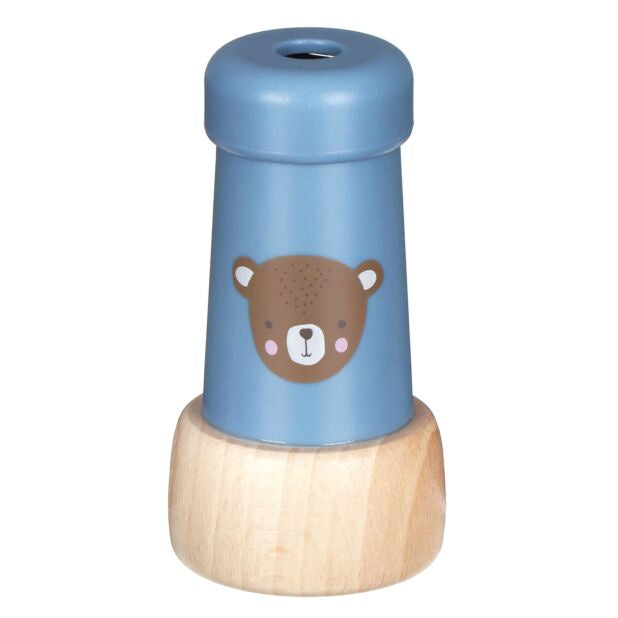 Baby Kaliedoscope: Wood Bear - blue - Bambino