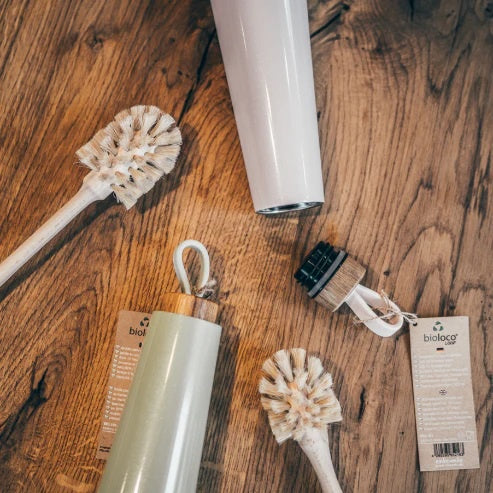 Bottle Brush: Beachwood & Horsehair Traditional Handcrafted - Natural