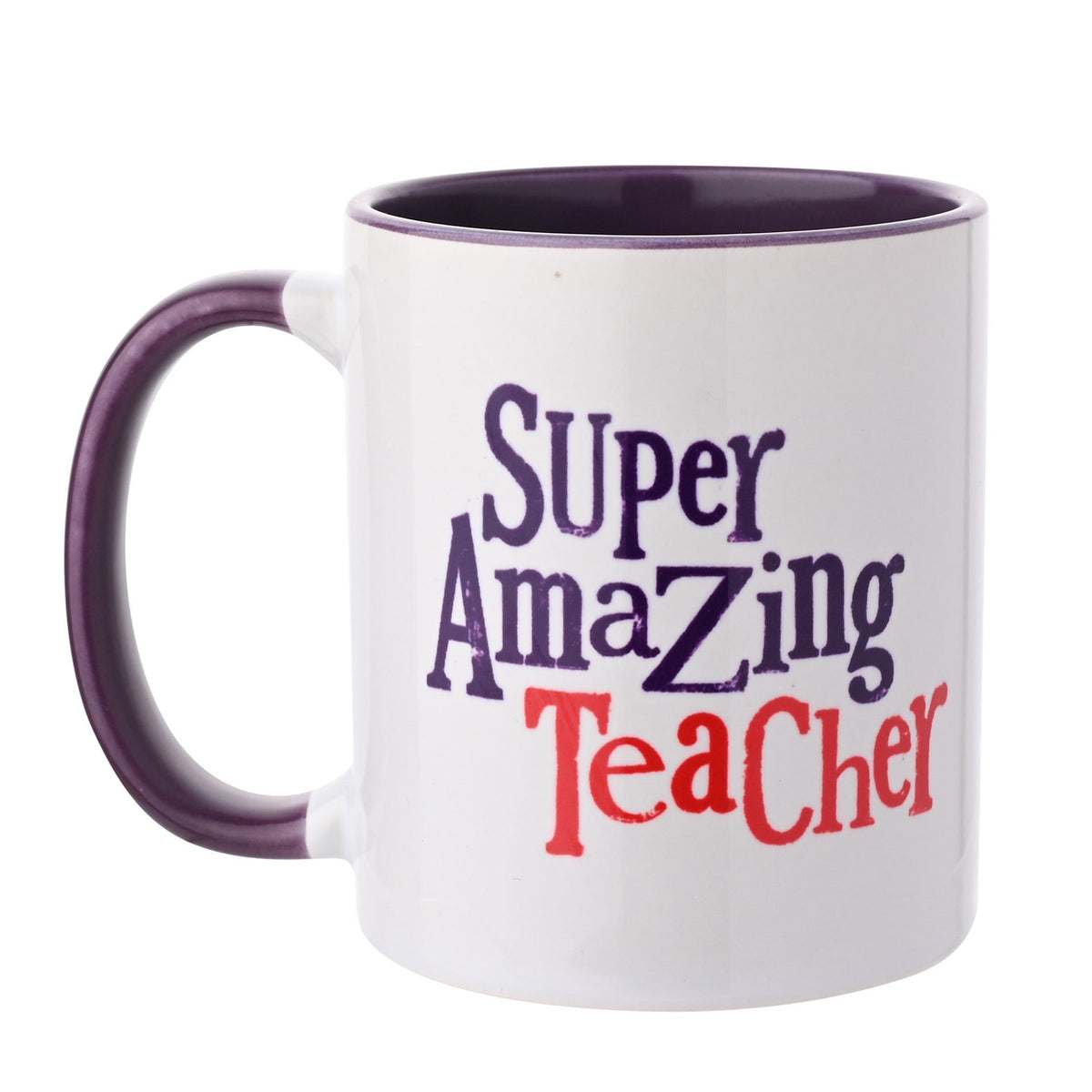 Teacher Mug: Ceramic Super Amazing - Purple - Brightside