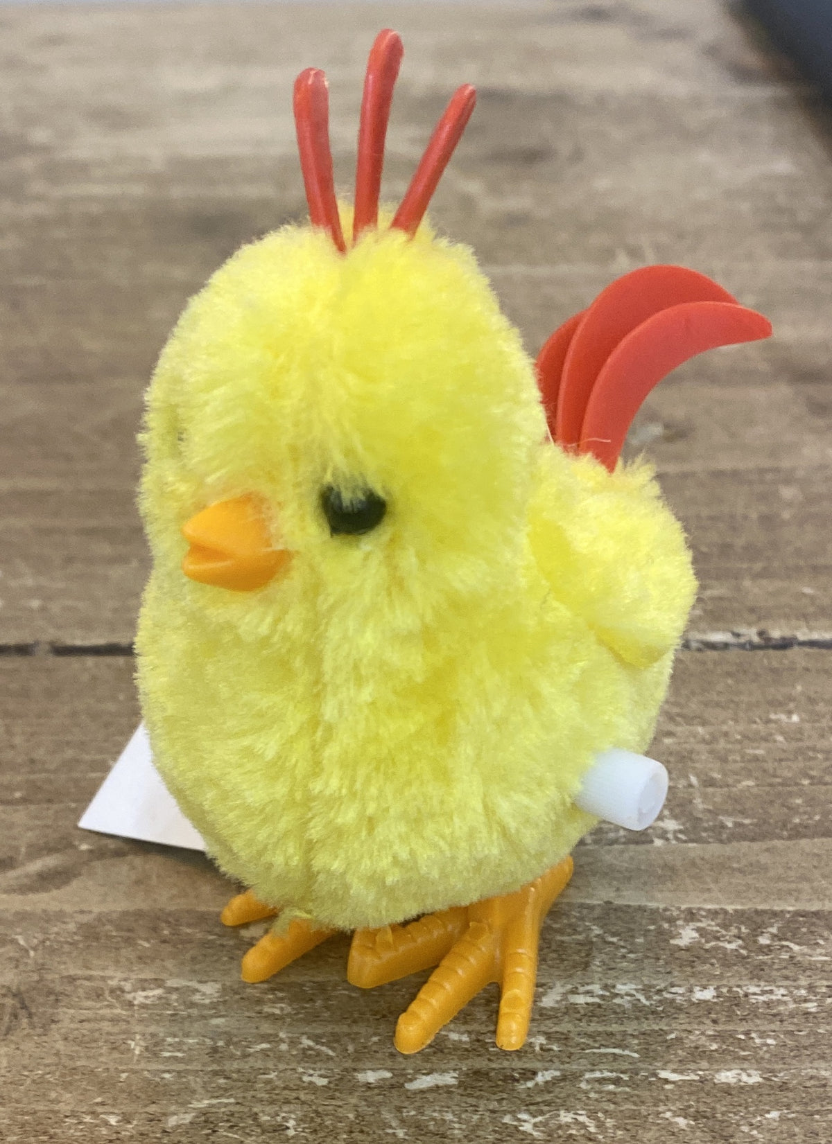 Easter Toy: Plush Wind Up Chick - Red - Gisela Graham  - Gisela Graham