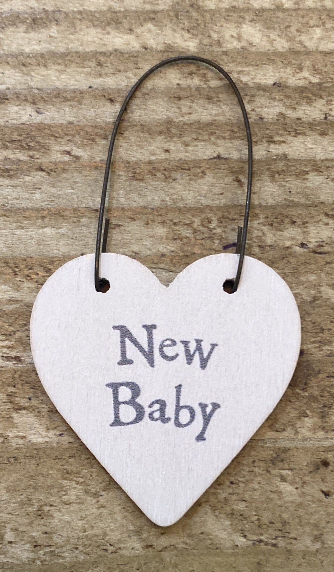 Tag: Wood Heart Mini New Baby - East of India